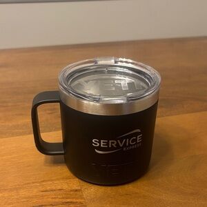 YETI Black Mug with Clear Lid